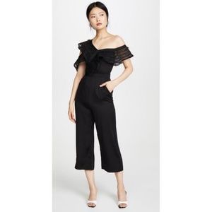 Self Portrait one shoulder Frilled Jumpsuit 6